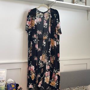 Torrid Floral Kimono, 2x